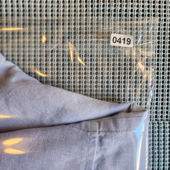 Kani Jeans Co. Blue SS Button-Up Shirt M, 55% Linen 45% Cotton, Streetwear - Picture 5 of 5